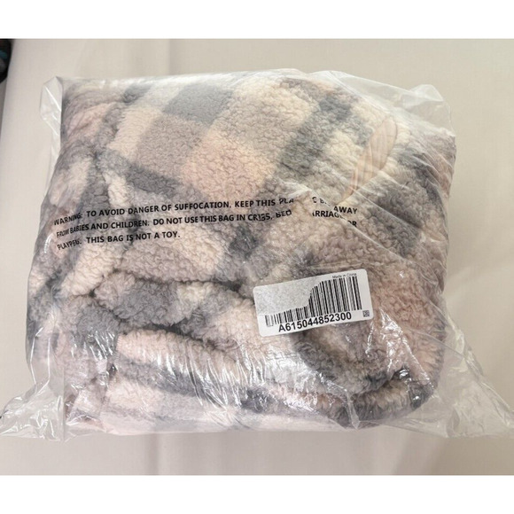 Bumblebella by Jill Martin Womens Plaid Sherpa Open Cascading Front Cardigan 1X - Picture 10 of 11